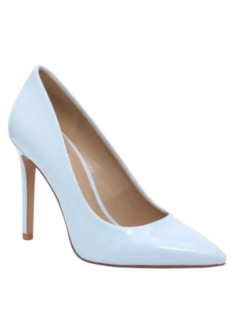 Danyah Pump DSW Mix No. 6 Patent Leather Pale Ice Blue Pointed Toe Size 8